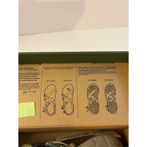 Chaco Yampa Green Leaf size 7 no box $99 - Picture 6 of 6